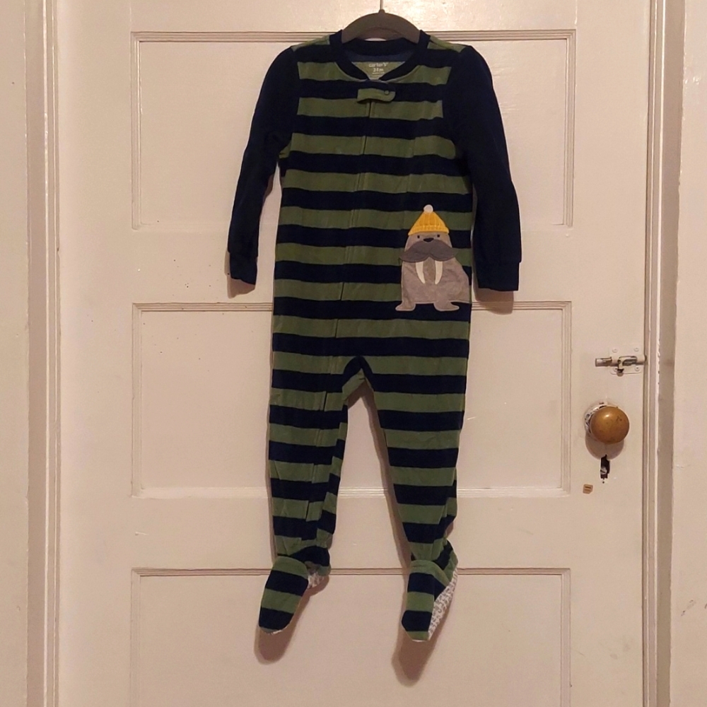 Toddler footed onsie
